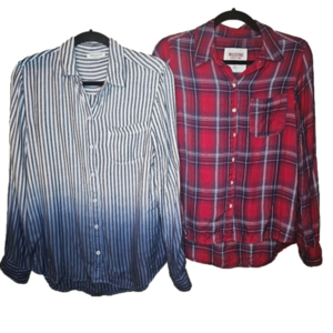 Mixed lot of 3 Small button down tops